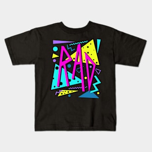 Rad 80's Workout Gym Retro Kids T-Shirt